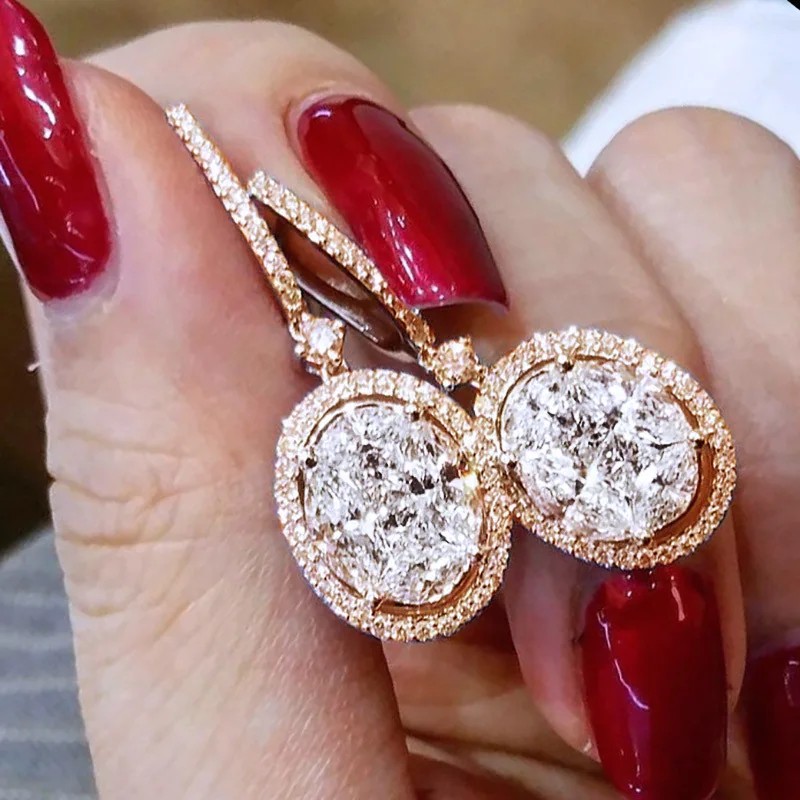 18K  4ct  ̾Ƹ cz Ŵ޸..