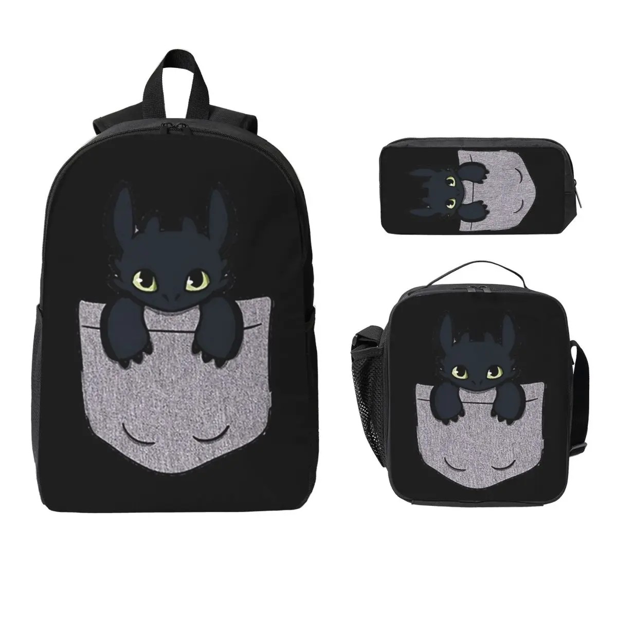 Toothless In Pocket 賶 л ҳ ҳ BookBag б..